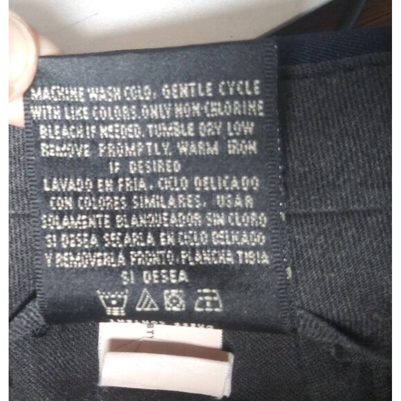 Bill Blass Pants Pleated Slacks Trousers 40x32 blue cuffed hems adjustable waist - Picture 8 of 9